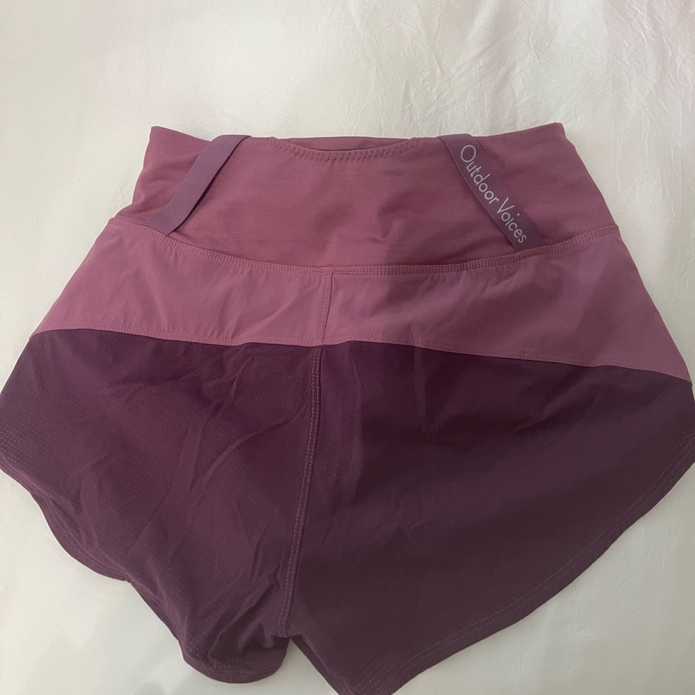 Outdoor Voices Women's Purple Shorts